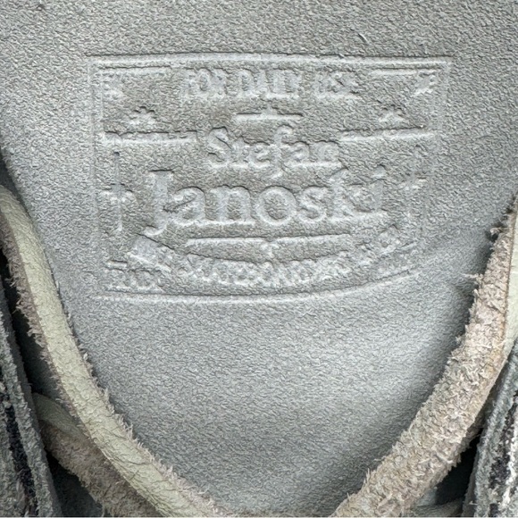 Nike SB Zoom Stefan Janoski Crafted MID Gray Green Sneakers Mens Size 9 - Picture 7 of 10